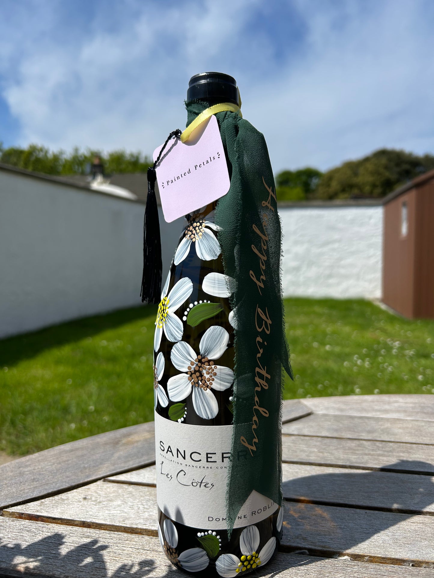 Hand-painted Glass Bottles 🍾