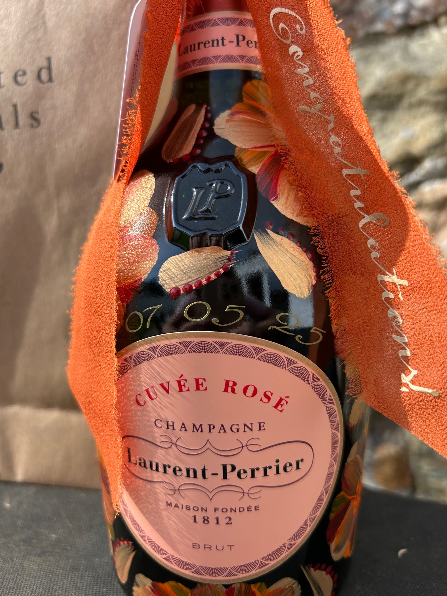 Hand-painted Glass Bottles 🍾