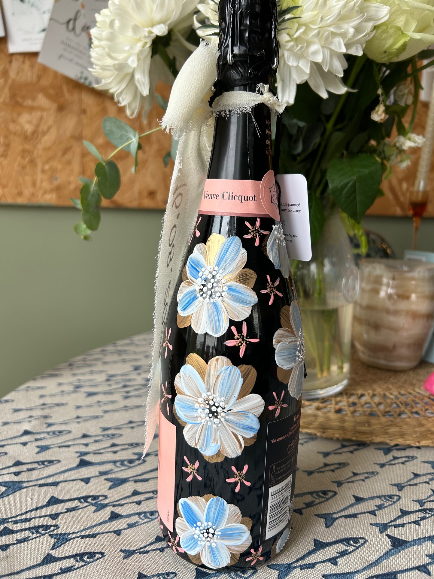 Hand-painted Glass Bottles 🍾