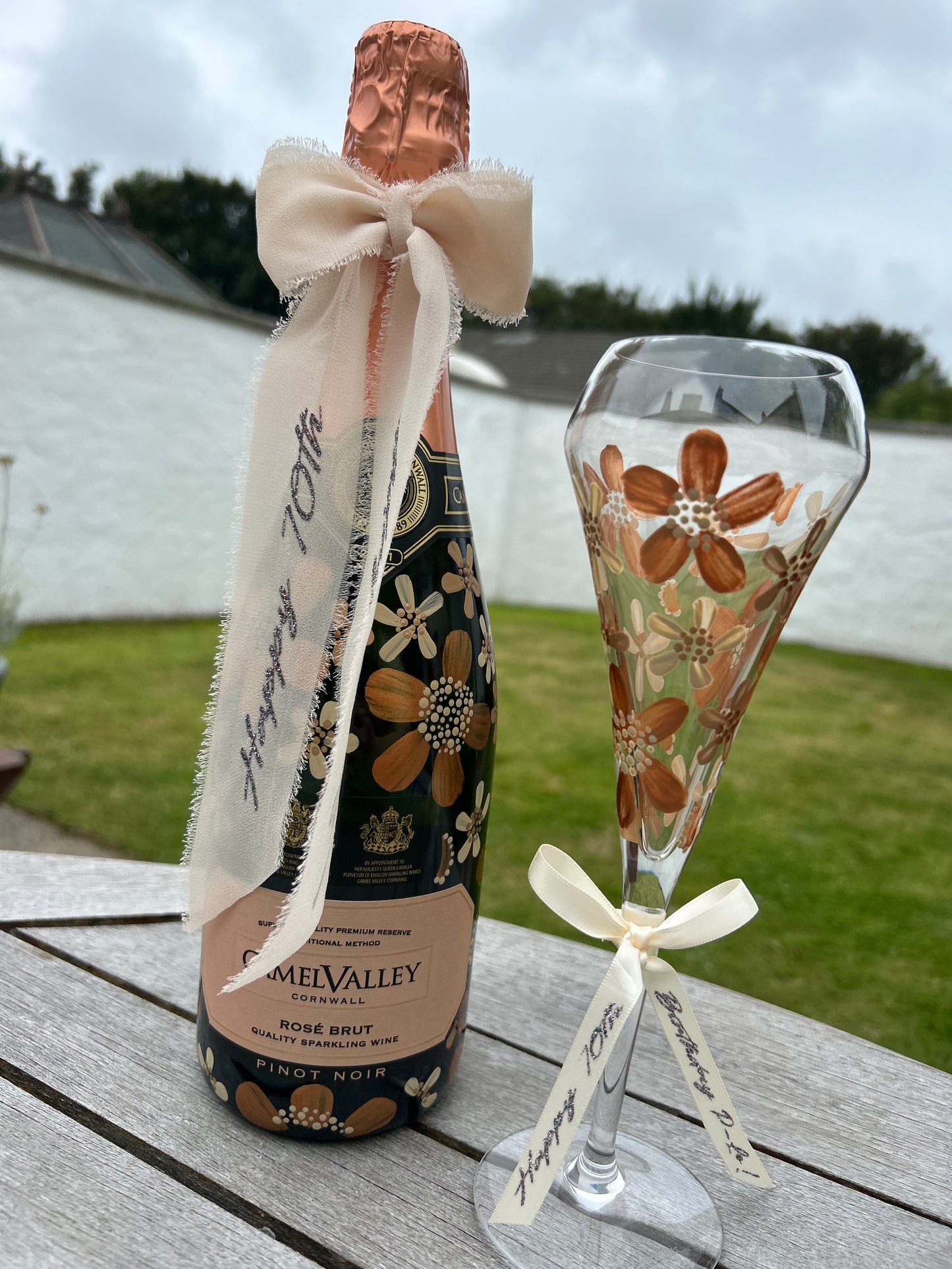 Hand-painted Glass Bottles 🍾