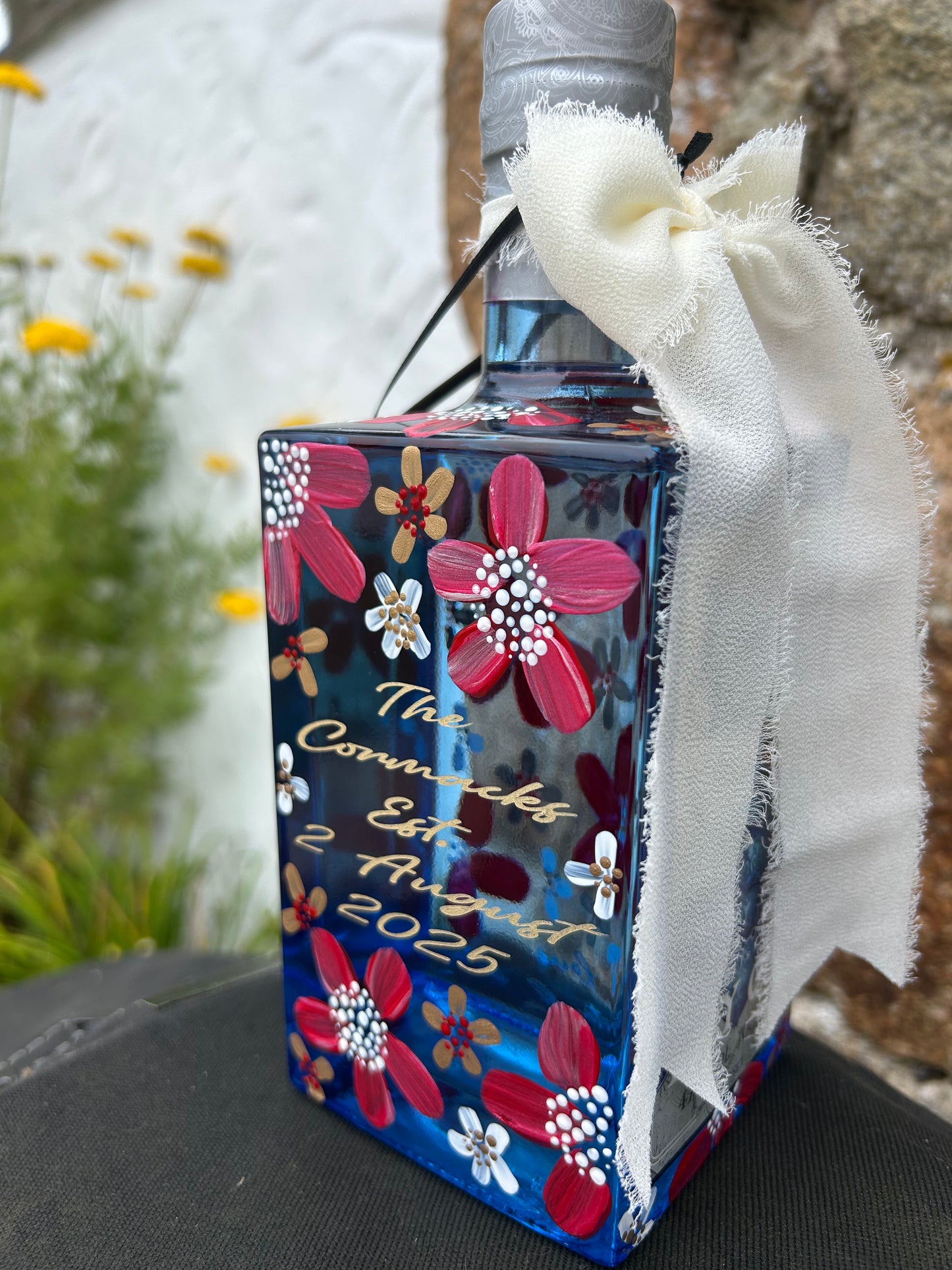 Hand-painted Glass Bottles 🍾