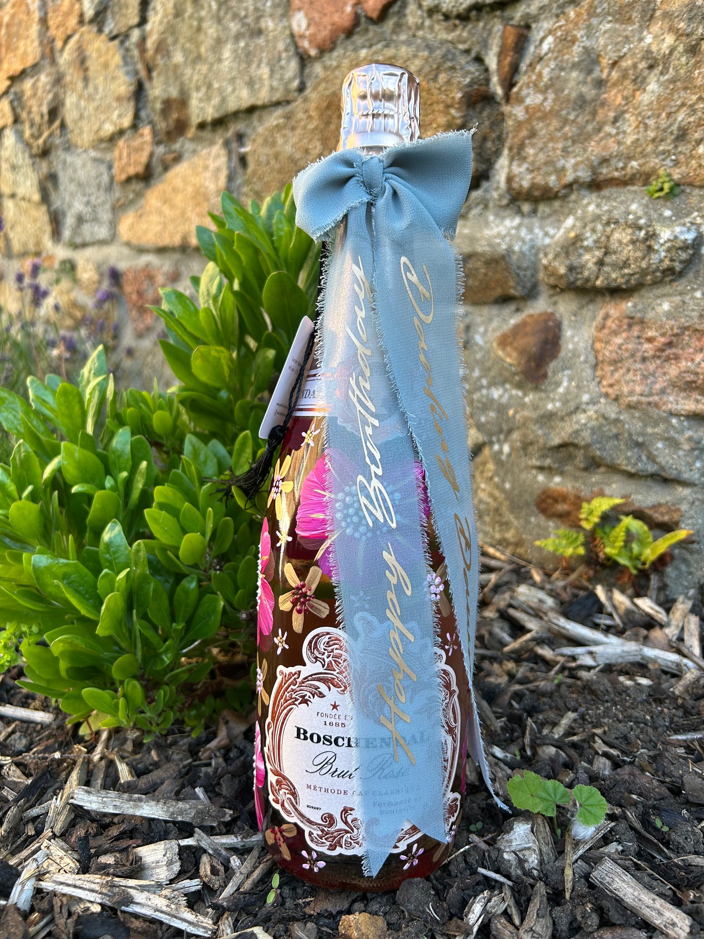 Hand-painted Glass Bottles 🍾