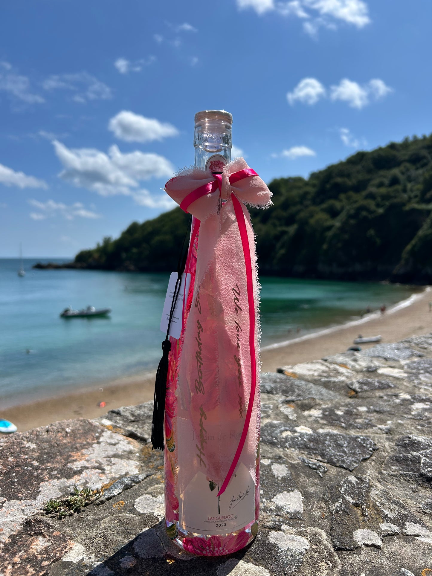 Hand-painted Glass Bottles 🍾